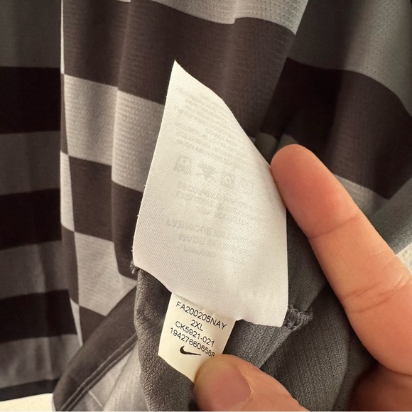 Nike Golf Dri-FIT Hacked Graphic Polo Shirt XXL Mens Performance Golf Athletic - Picture 9 of 13